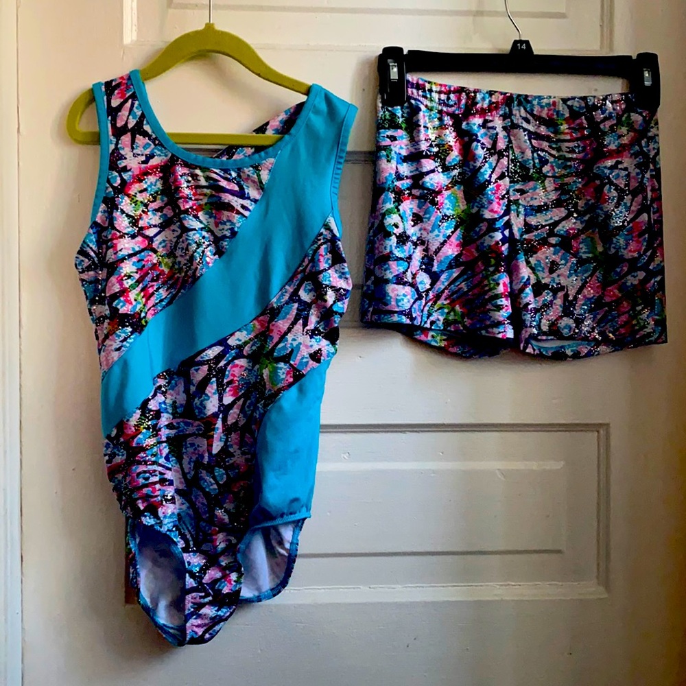 Girls gymnastic leotard